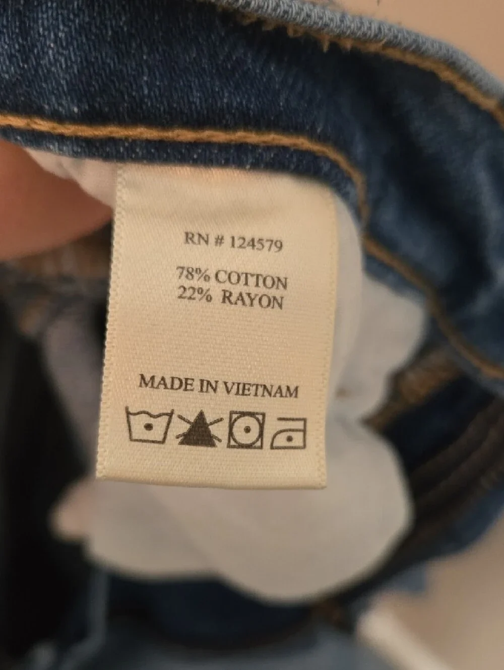 Sneak Peek Two-Tone Light & Medium Blue Cropped Jeans